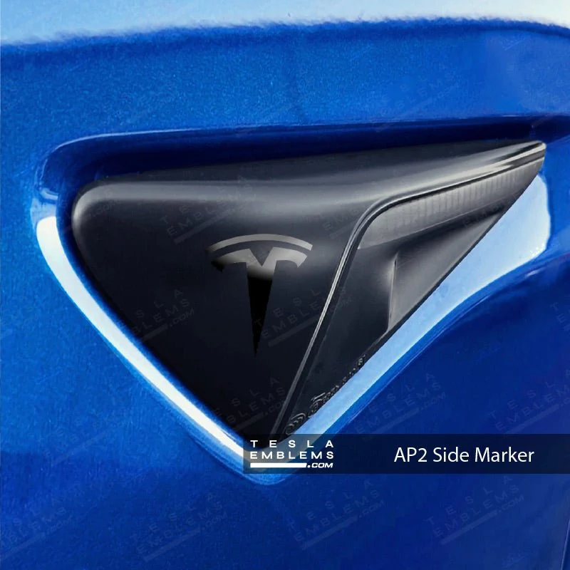 3M Gloss Black Tesla Autopilot Camera Side Marker Decals (2pcs) - Image 2