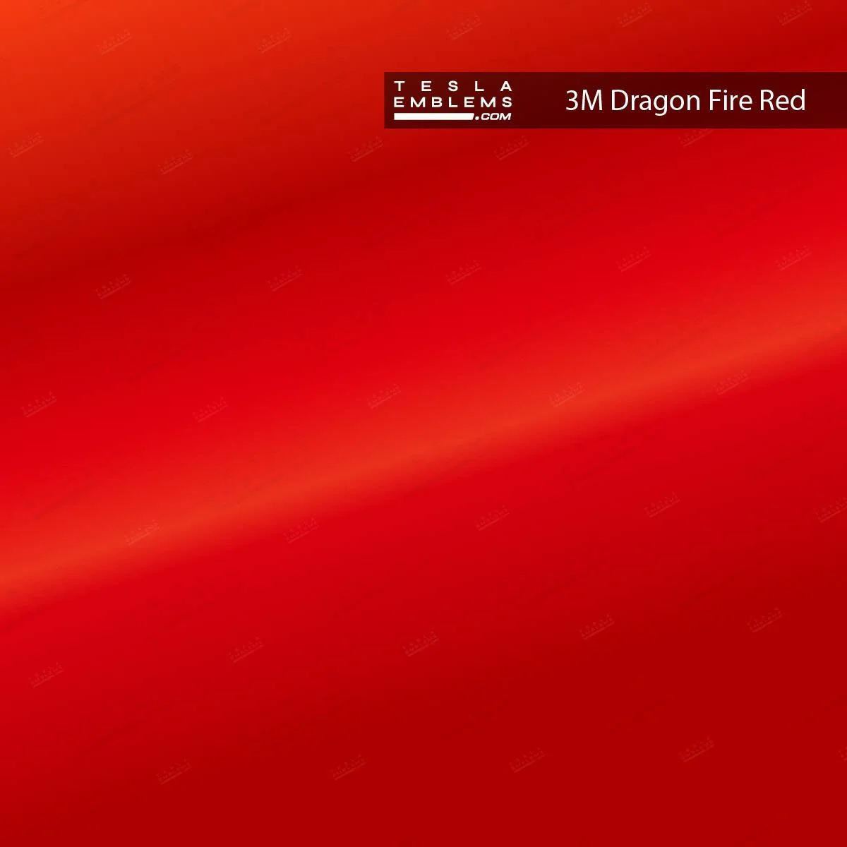 3M Gloss Dragon Fire Red | Tesla Center Console Wrap Kit | Model 3 '24-26 Refresh - Image 2