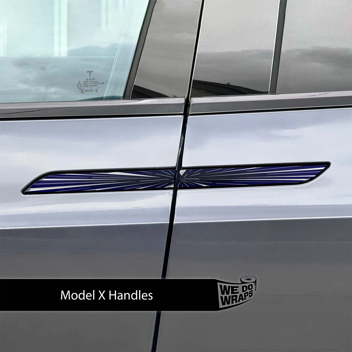 Tesla Insane Performance Mode Tesla Door Handle Decals (4pcs) - Image 3