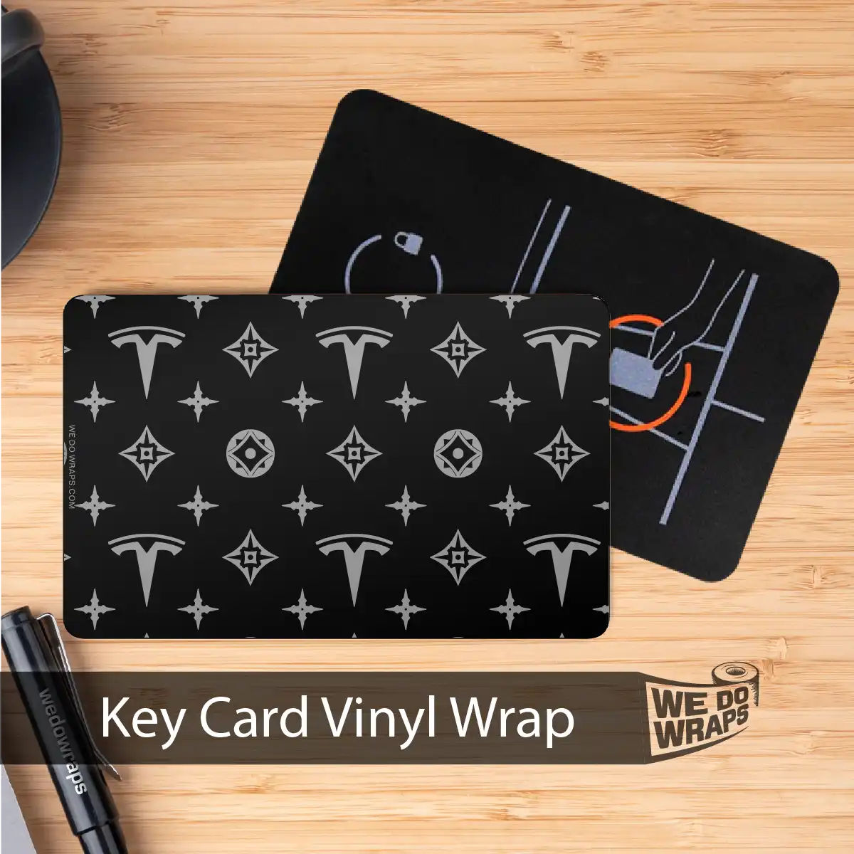 Designer Tesla Edition Pattern | NFC Key Card Wrap - Image 2