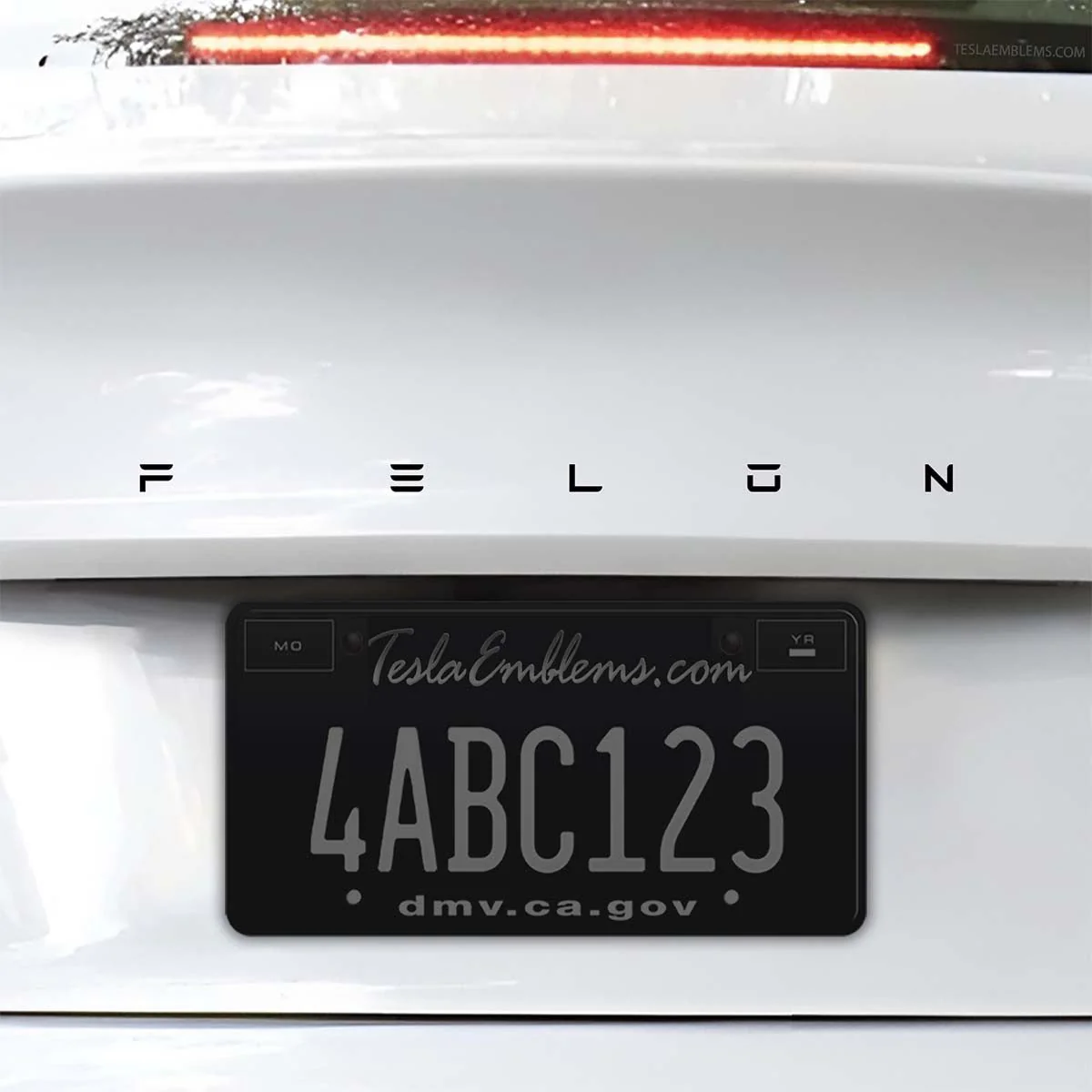 F Elon Letters | Cut Vinyl Letters Decal
