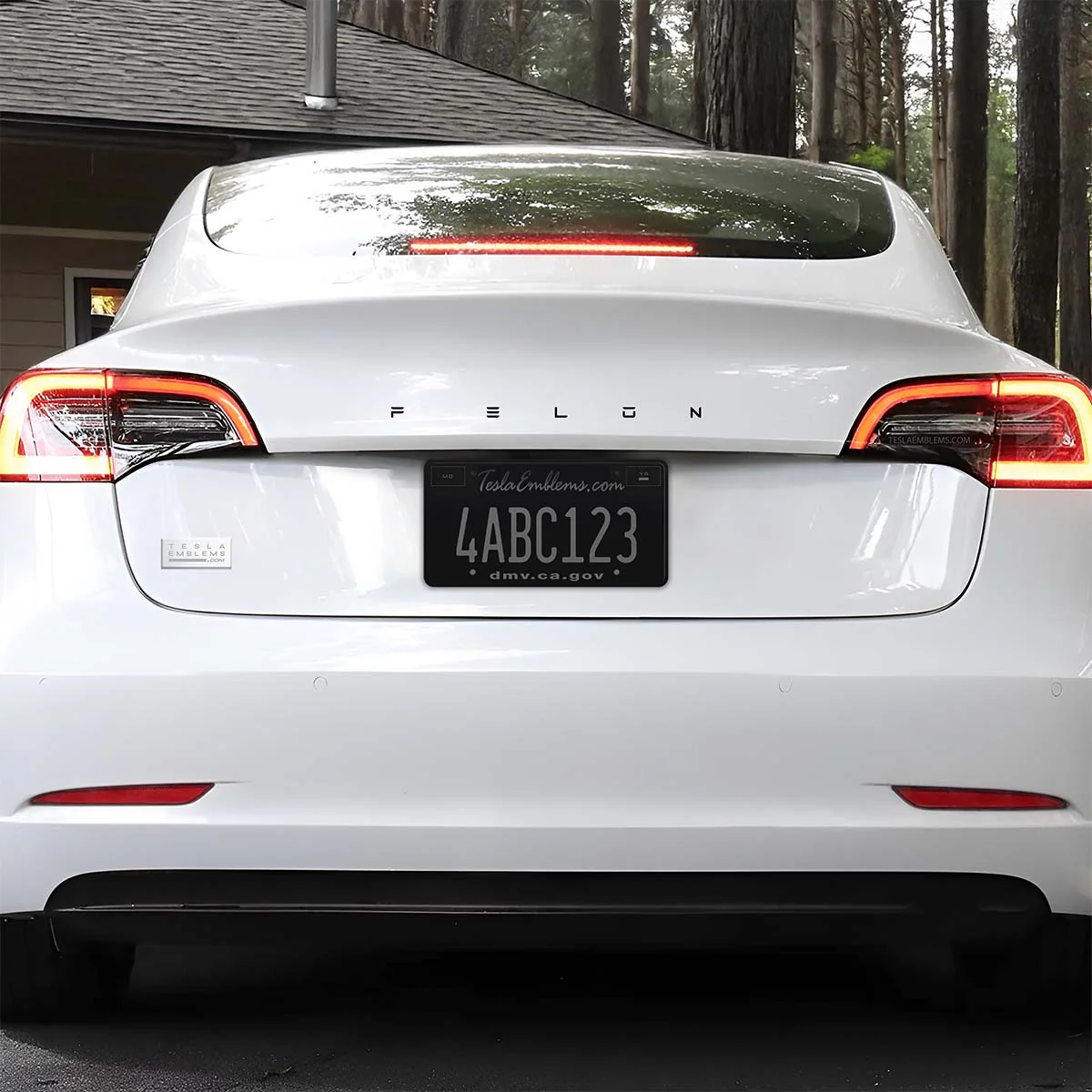 F Elon Letters | Cut Vinyl Letters Decal - Image 2