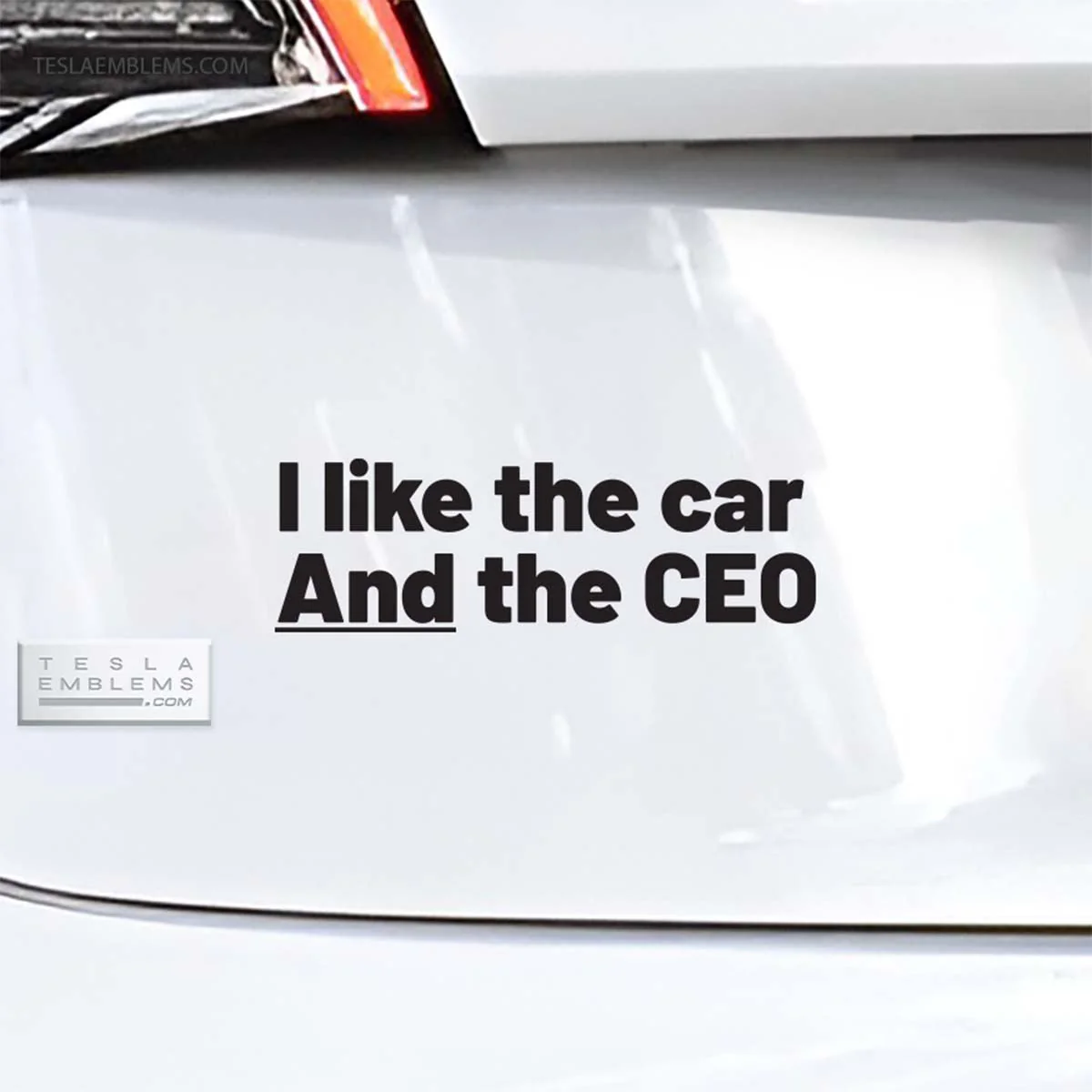 I Like The Car And The CEO | Cut Vinyl Letters Decal
