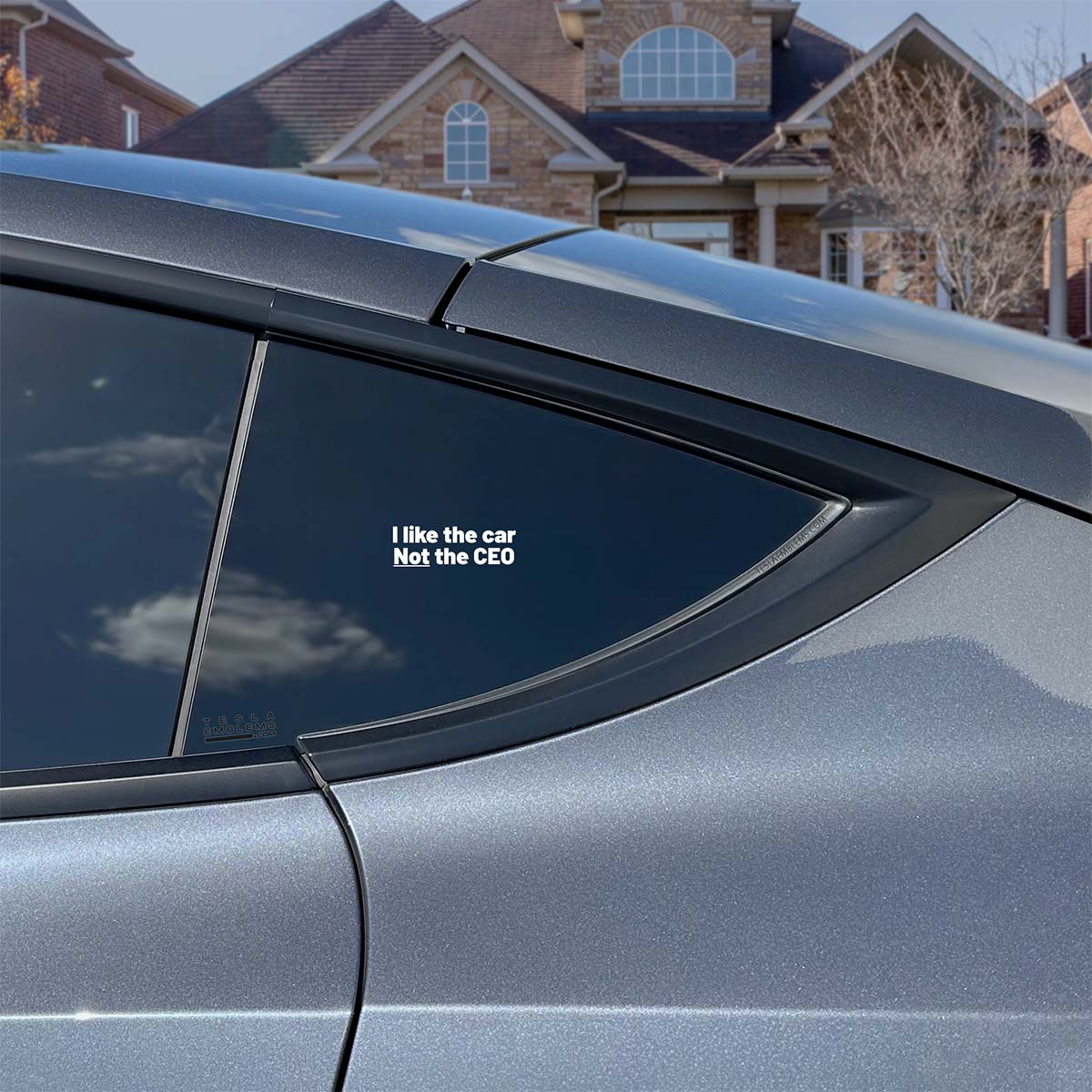 I Like The Car Not The CEO | Cut Vinyl Letters Decal - Image 4