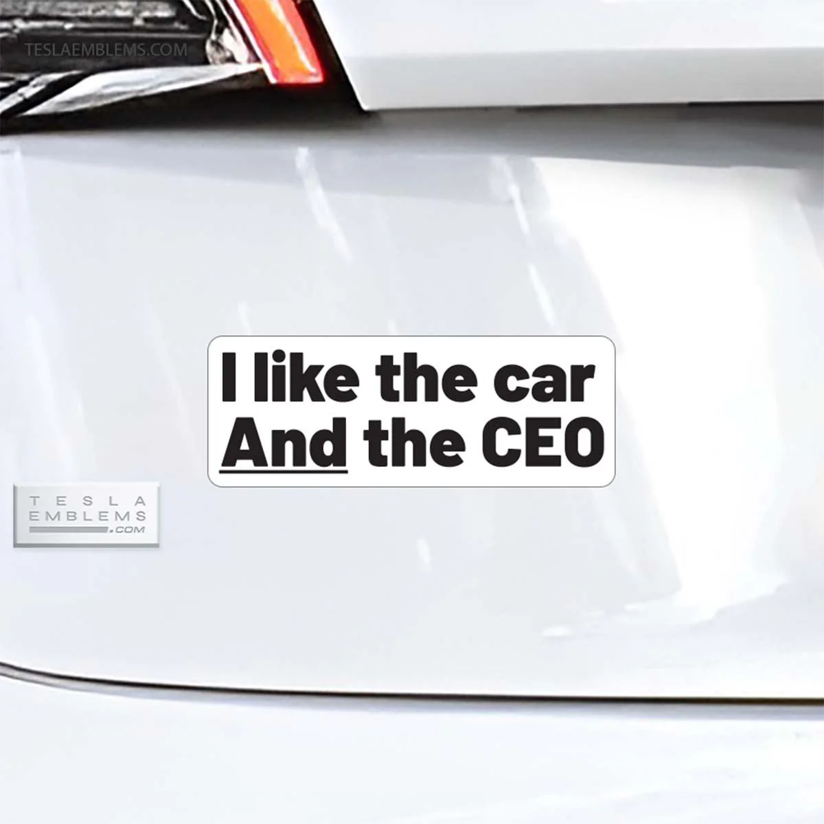 I Like The Car And The CEO Vinyl Decal Sticker