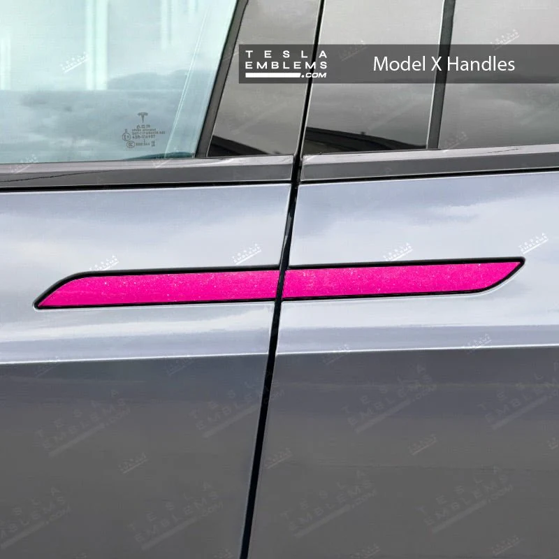 KPMF Momentum Pink Tesla Door Handle Decals (4pcs) - Image 2