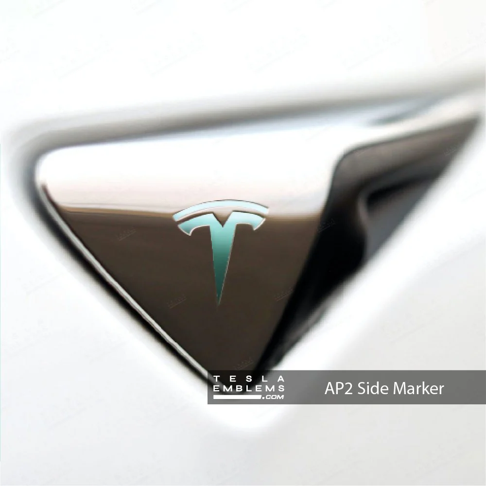 KPMF Satin Spearmint Tesla Autopilot Camera Side Marker Decals (2pcs)