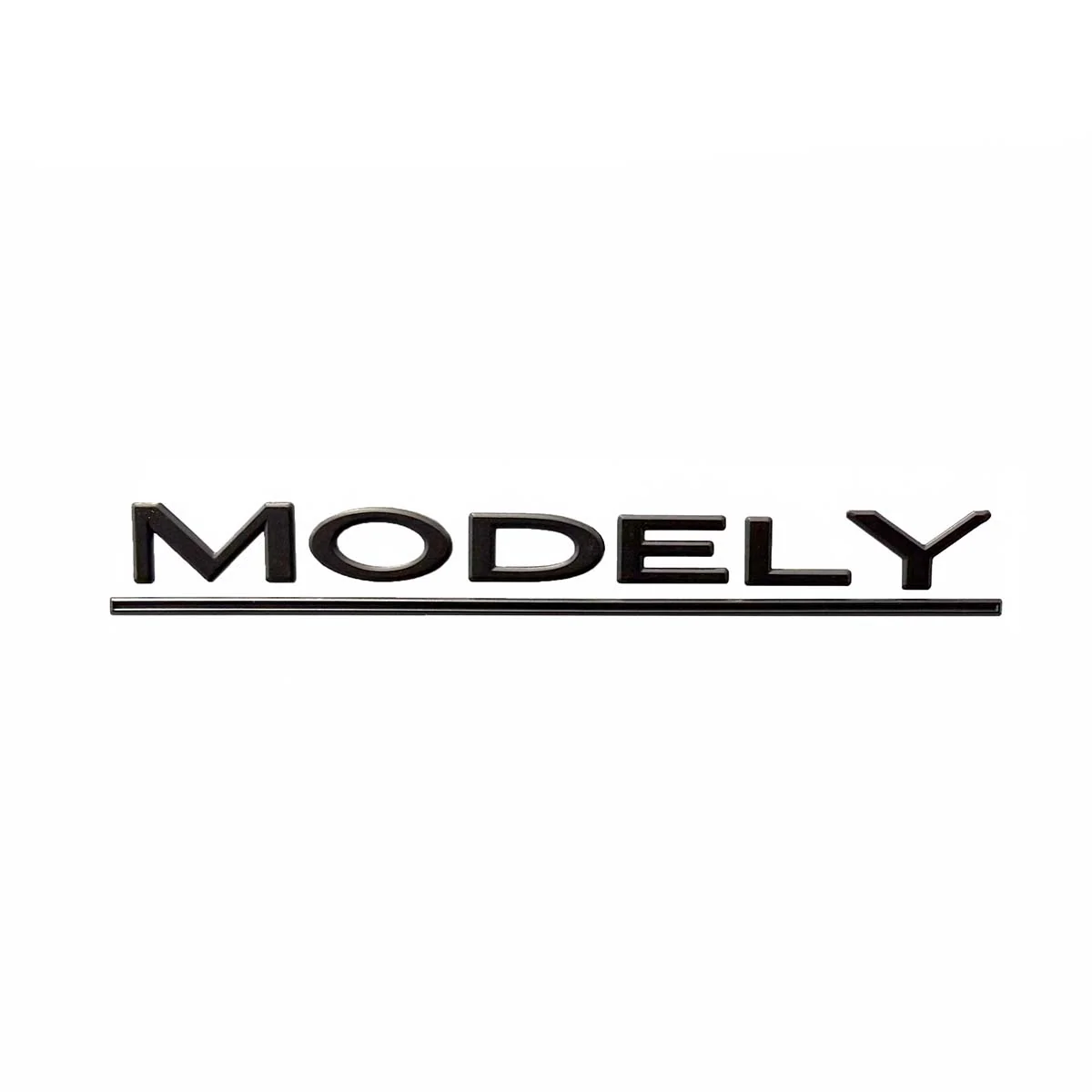 “Model Y” Black ABS Tesla Emblem | Rear Trunk Badging - Image 2