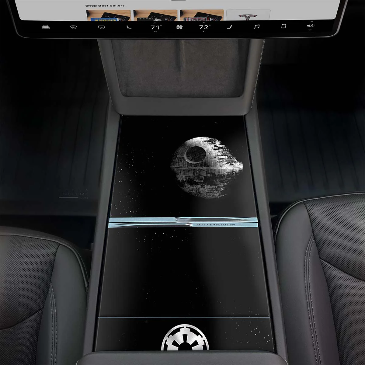 Space Station | Tesla Center Console Wrap Kit | Model 3 '24-26 Refresh