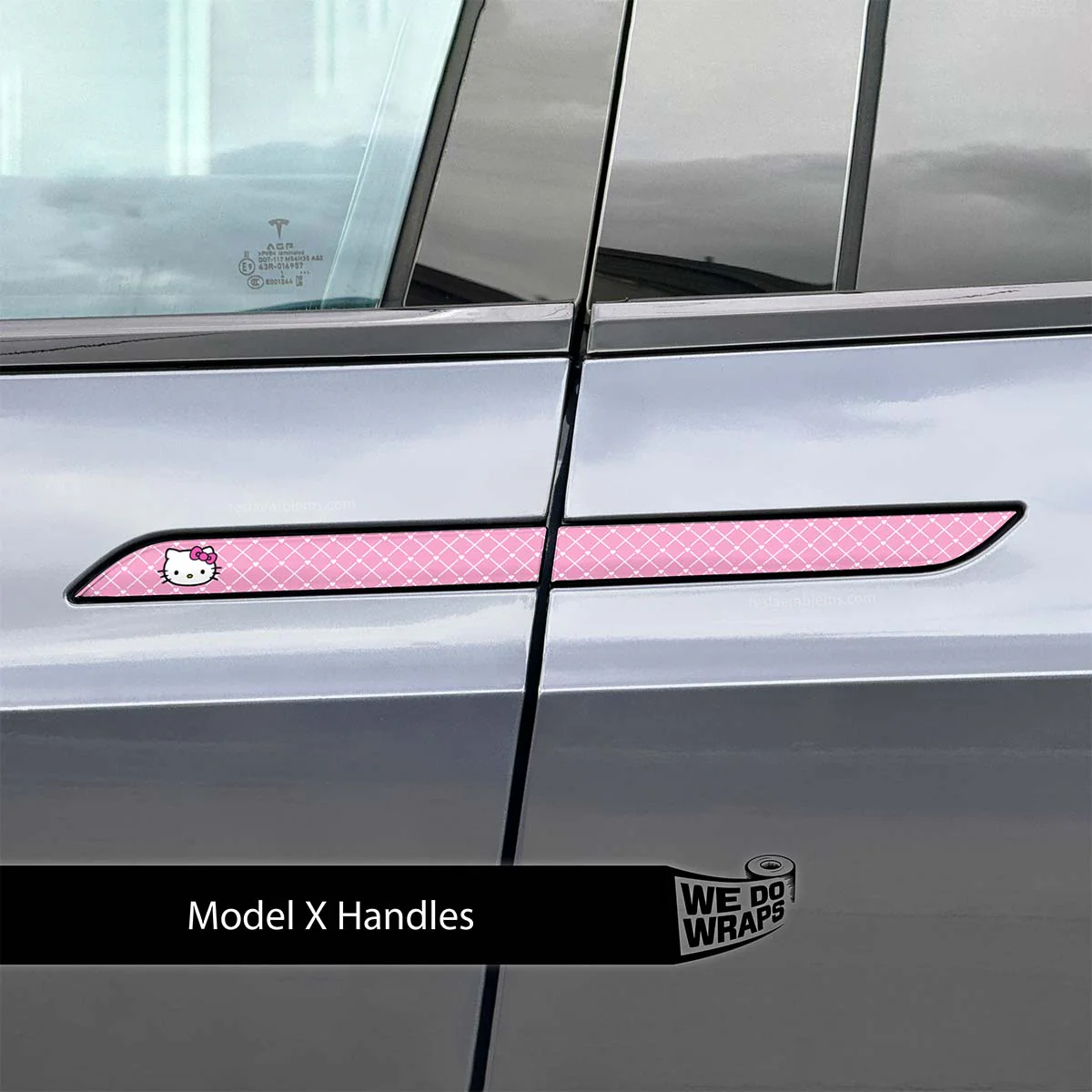 Sweet Kitty Tesla Door Handle Decals (4pcs) - Image 5