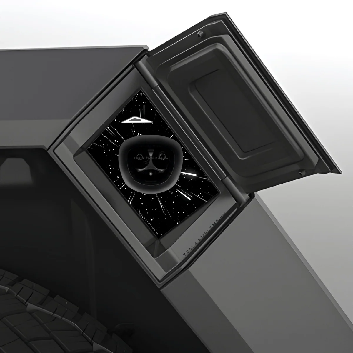 Warp Drive Tesla Charge Port Wrap | Cybertruck