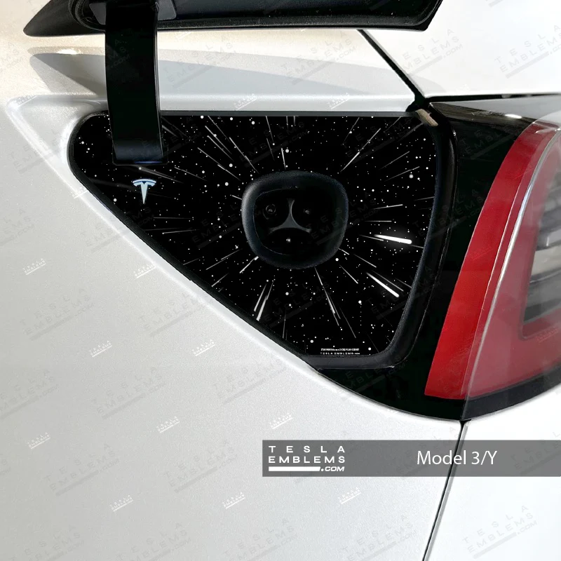 Warp Drive Tesla Charge Port Wrap | Model 3